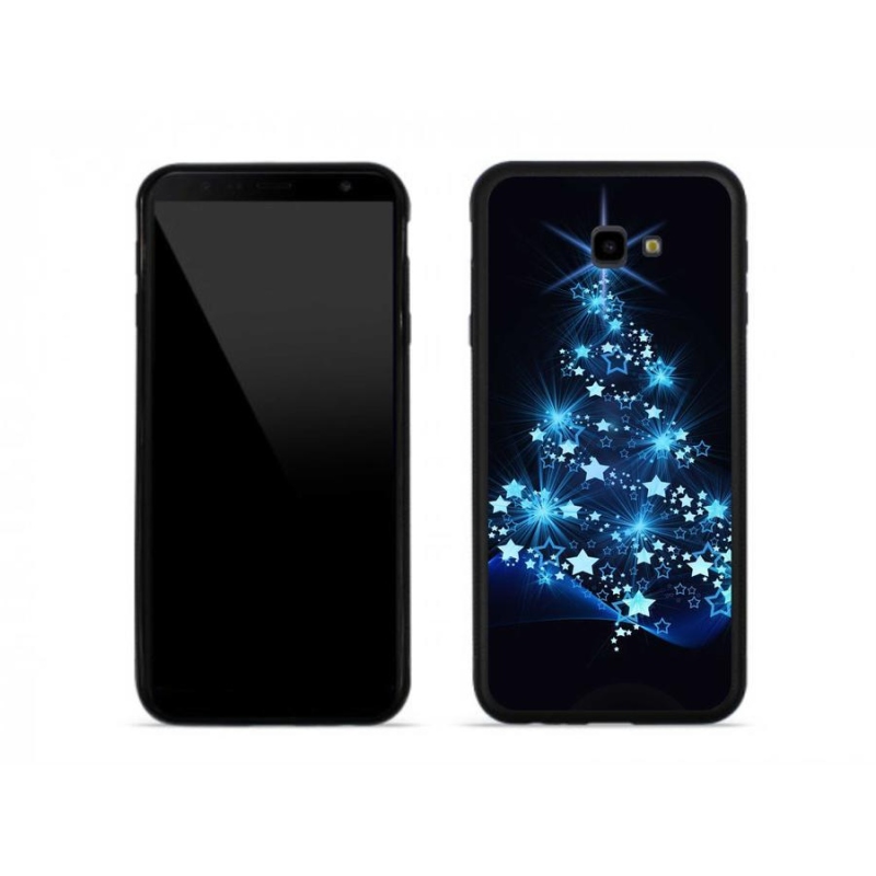 Gelový kryt mmCase na mobil Samsung J4 Plus - vánoční stromek