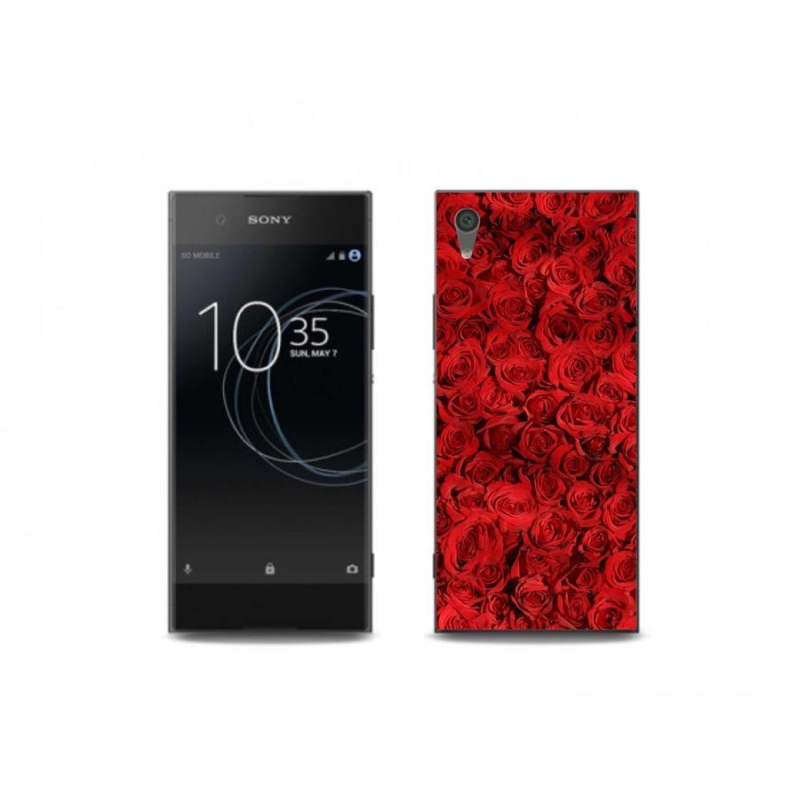 Gelový kryt mmCase na mobil Sony Xperia XA1 - růže