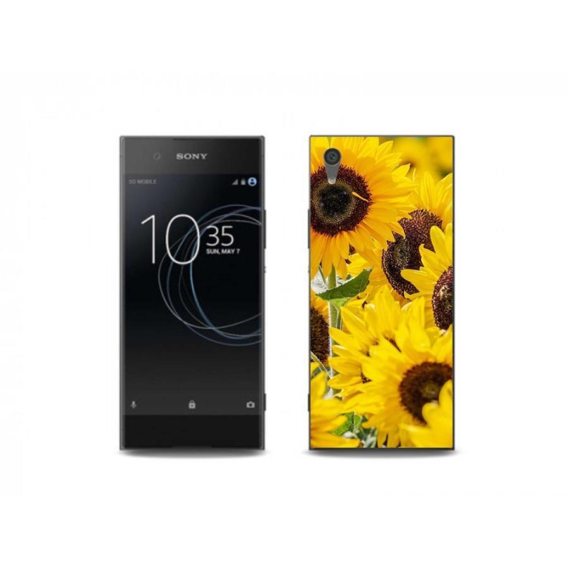 Gelový kryt mmCase na mobil Sony Xperia XA1 - slunečnice