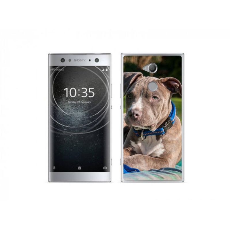 Gelový kryt mmCase na mobil Sony Xperia XA2 Ultra - pitbull