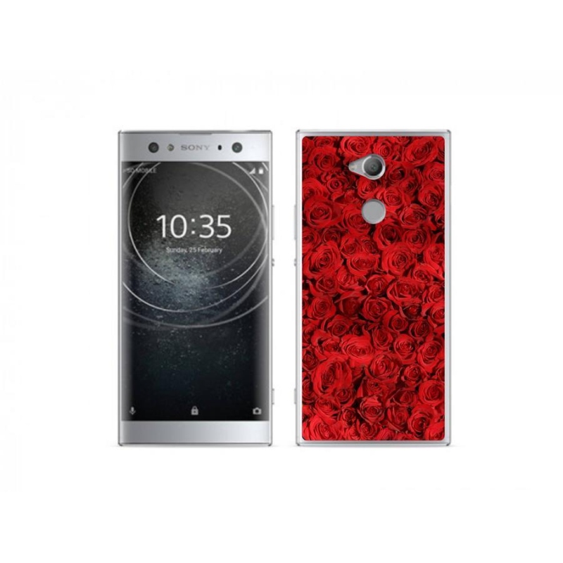 Gelový kryt mmCase na mobil Sony Xperia XA2 Ultra - růže