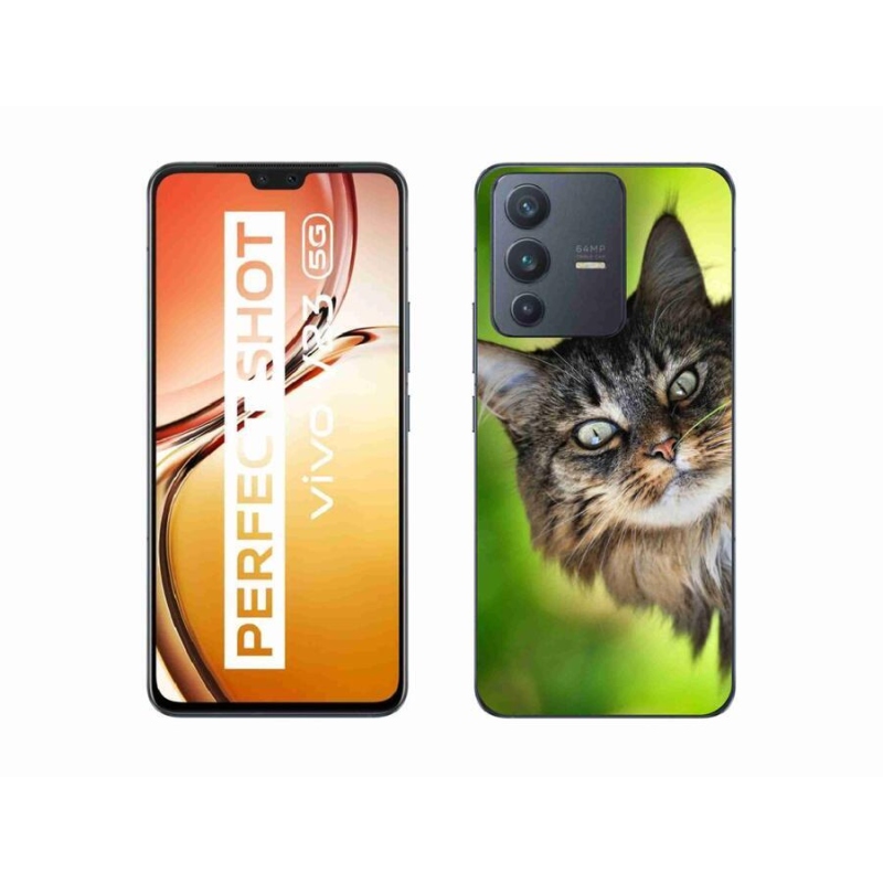 Gelový kryt mmCase na mobil Vivo V23 5G - kočka 3