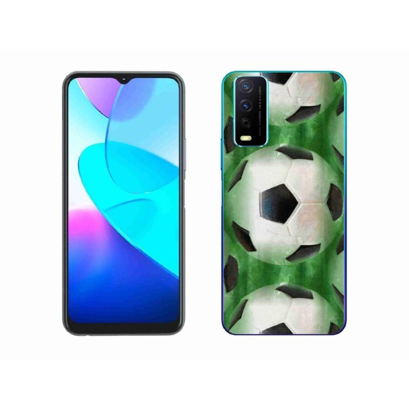 Gelový kryt mmCase na mobil Vivo Y11s/Y20s - fotbalový míč