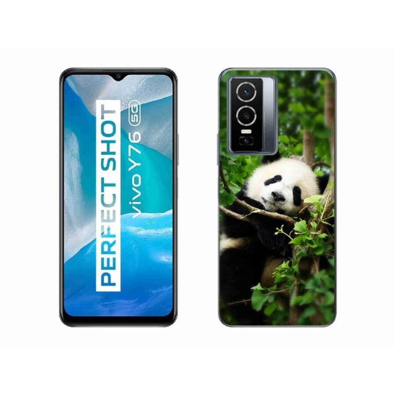 Gelový kryt mmCase na mobil Vivo Y76 5G - panda