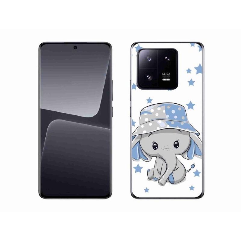Gelový kryt mmCase na mobil Xiaomi 13 Pro - modrý slon