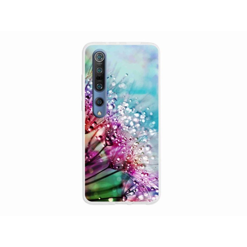 Gelový kryt mmCase na mobil Xiaomi Mi 10 - barevné květy