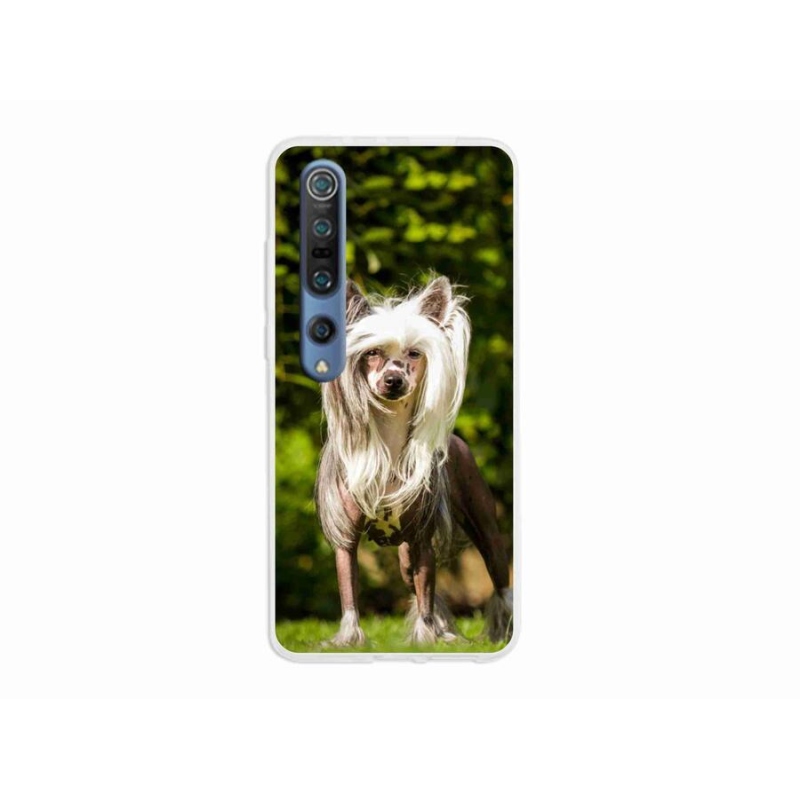 Gelový kryt mmCase na mobil Xiaomi Mi 10 - čínský chocholatý pes