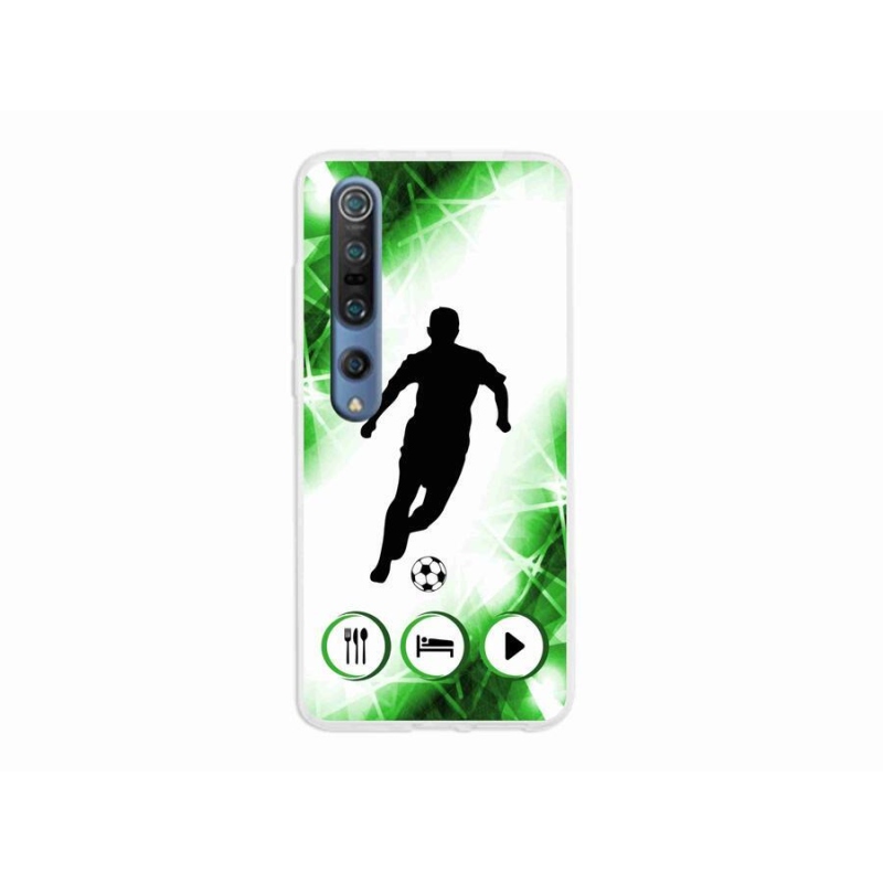 Gelový kryt mmCase na mobil Xiaomi Mi 10 - fotbalista