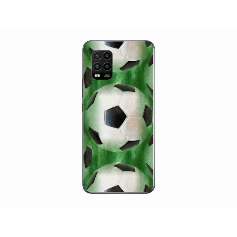 Gelový kryt mmCase na mobil Xiaomi Mi 10 Lite - fotbalový míč