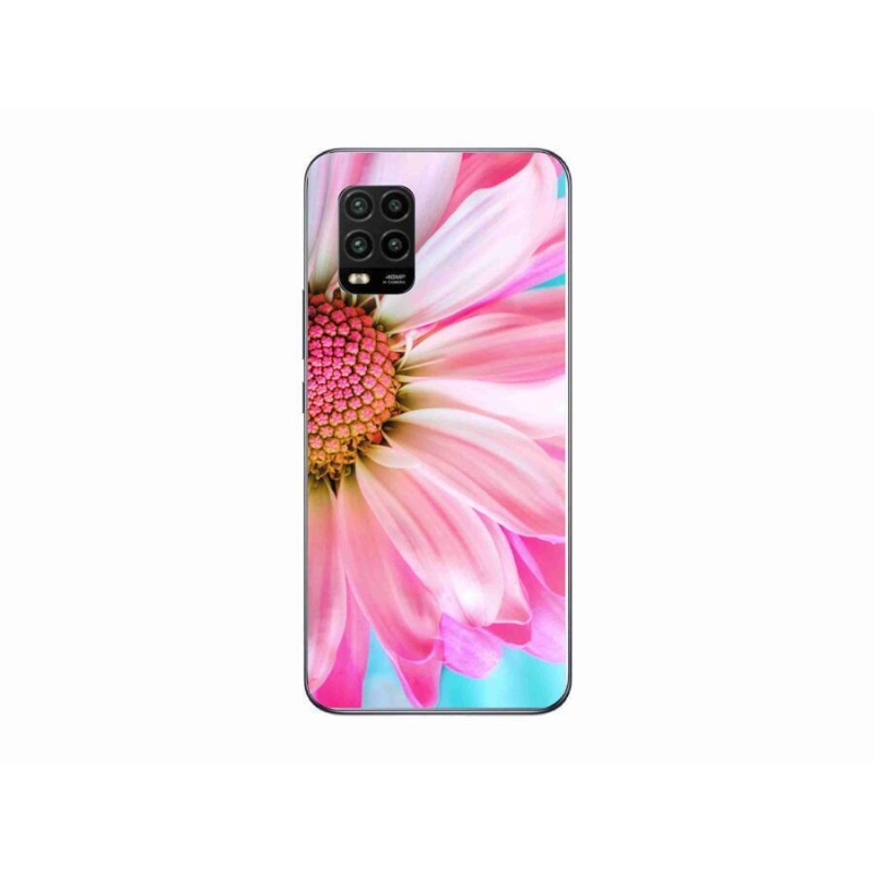 Gelový kryt mmCase na mobil Xiaomi Mi 10 Lite - růžová květina