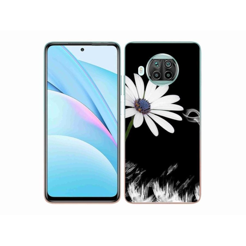 Gelový kryt mmCase na mobil Xiaomi Mi 10T Lite 5G - bílá květina