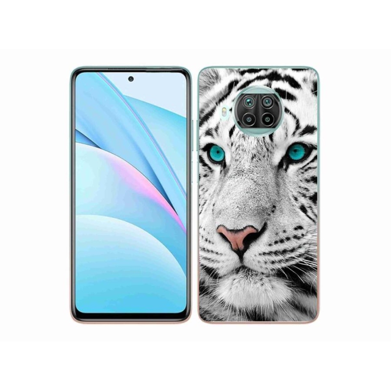 Gelový kryt mmCase na mobil Xiaomi Mi 10T Lite 5G - bílý tygr