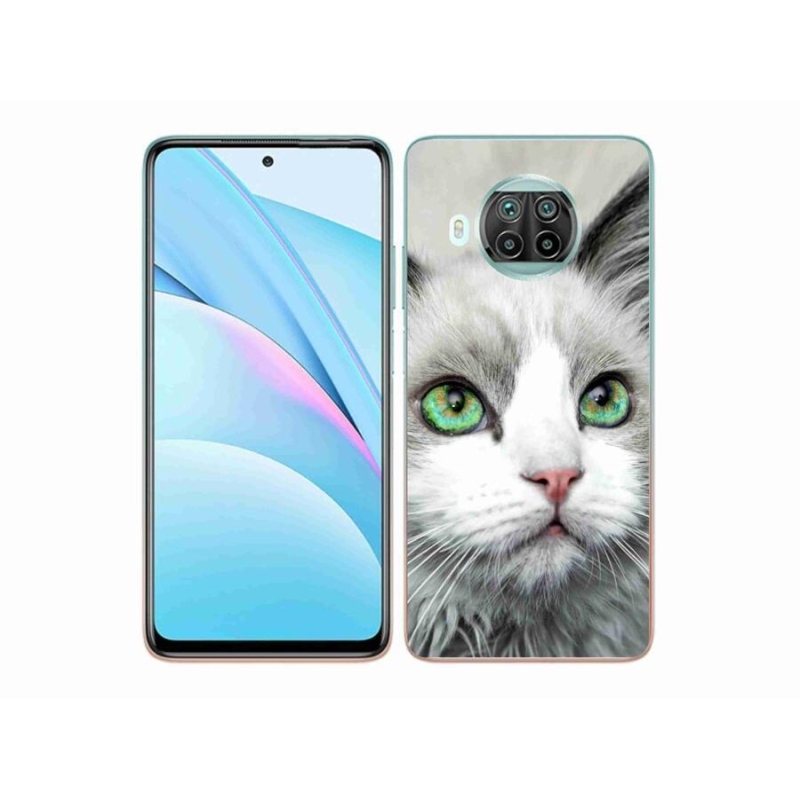 Gelový kryt mmCase na mobil Xiaomi Mi 10T Lite 5G - kočičí pohled