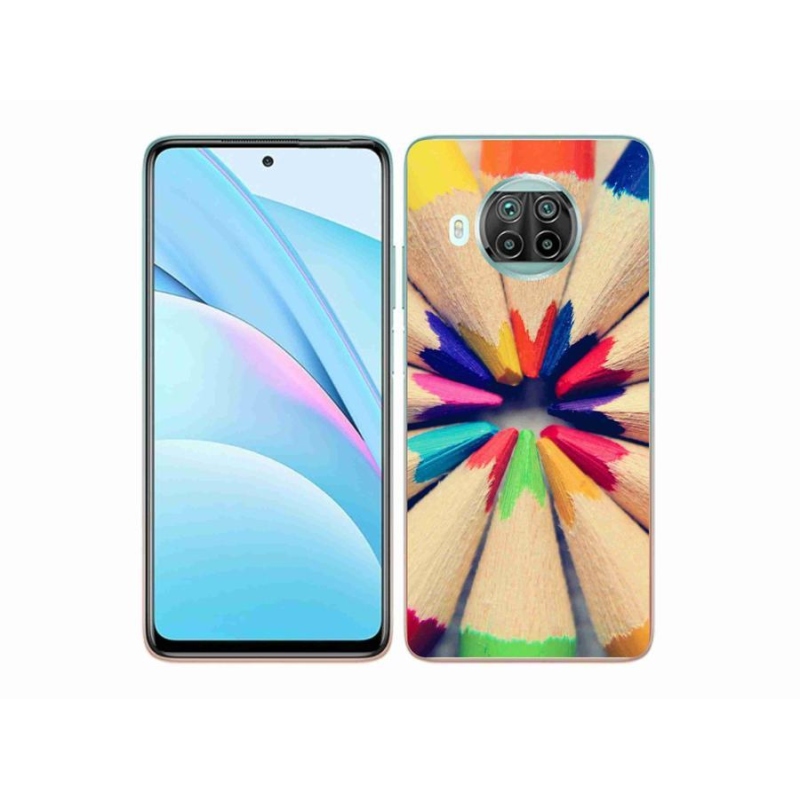 Gelový kryt mmCase na mobil Xiaomi Mi 10T Lite 5G - pastelky