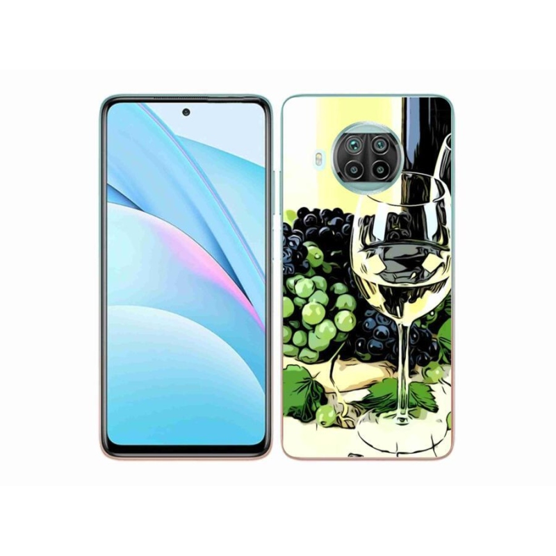 Gelový kryt mmCase na mobil Xiaomi Mi 10T Lite 5G - sklenka vína