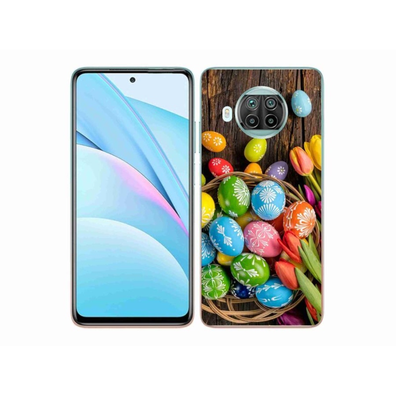 Gelový kryt mmCase na mobil Xiaomi Mi 10T Lite 5G - velikonoční vajíčka