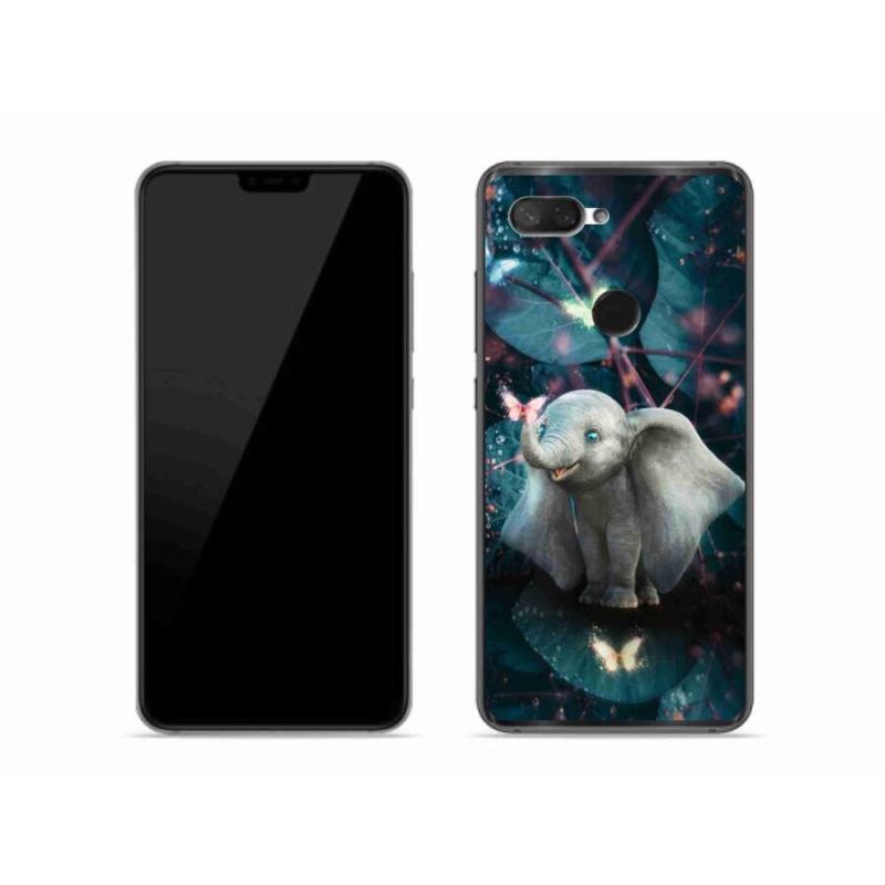 Gelový kryt mmCase na mobil Xiaomi Mi 8 Lite - roztomilý slon