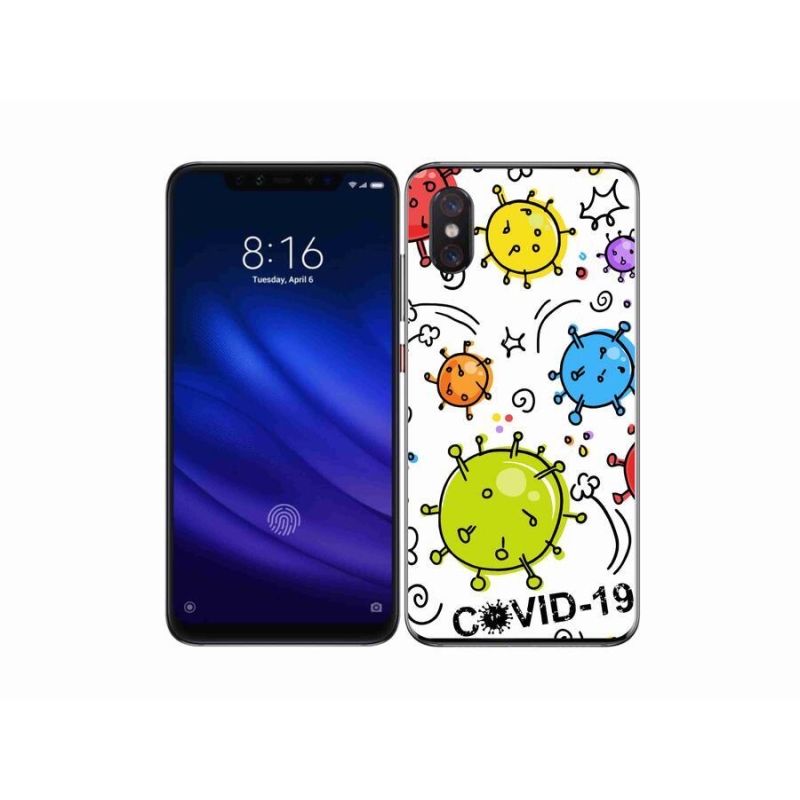 Gelový kryt mmCase na mobil Xiaomi Mi 8 Pro - covid 2