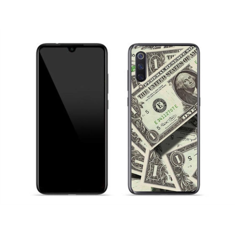 Gelový kryt mmCase na mobil Xiaomi Mi 9 - americký dolar