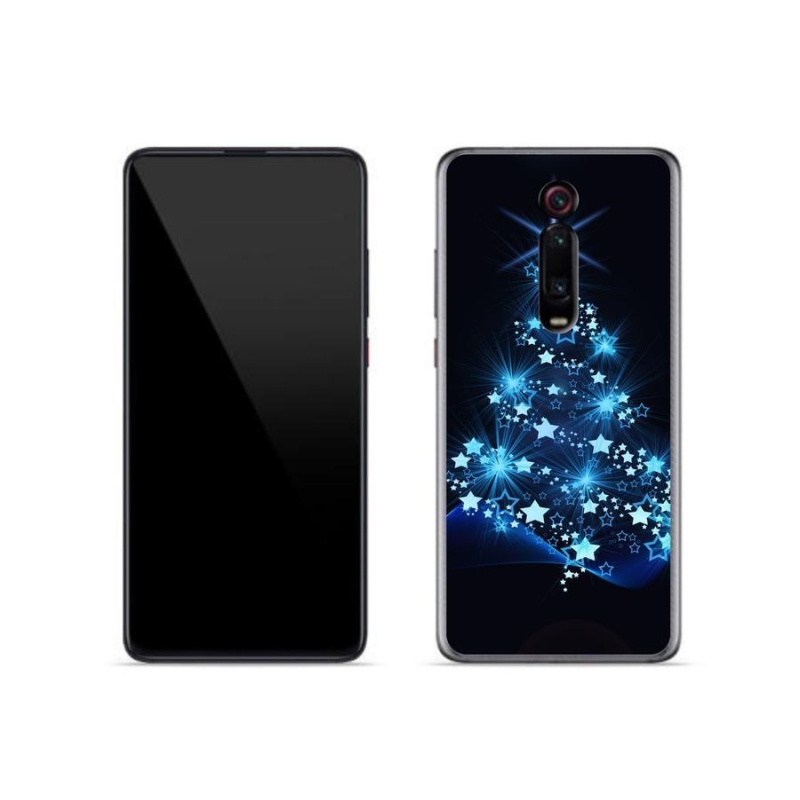 Gelový kryt mmCase na mobil Xiaomi Mi 9T - vánoční stromek