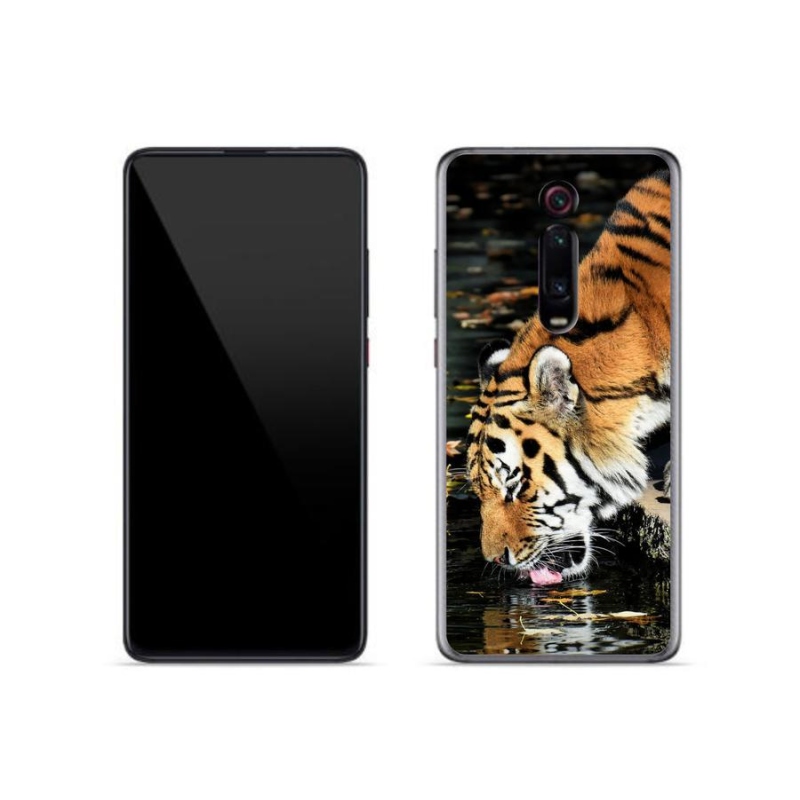 Gelový kryt mmCase na mobil Xiaomi Mi 9T - žíznivý tygr