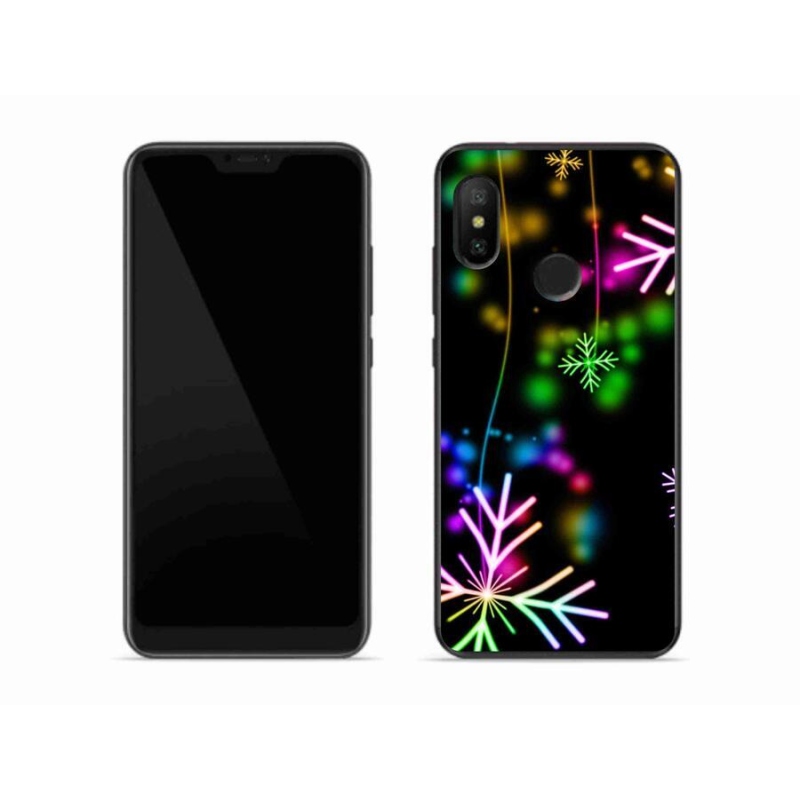 Gelový kryt mmCase na mobil Xiaomi Mi A2 Lite - barevné vločky
