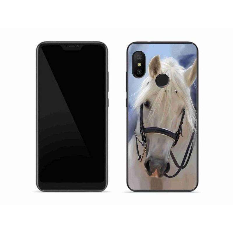 Gelový kryt mmCase na mobil Xiaomi Mi A2 Lite - bílý kůň