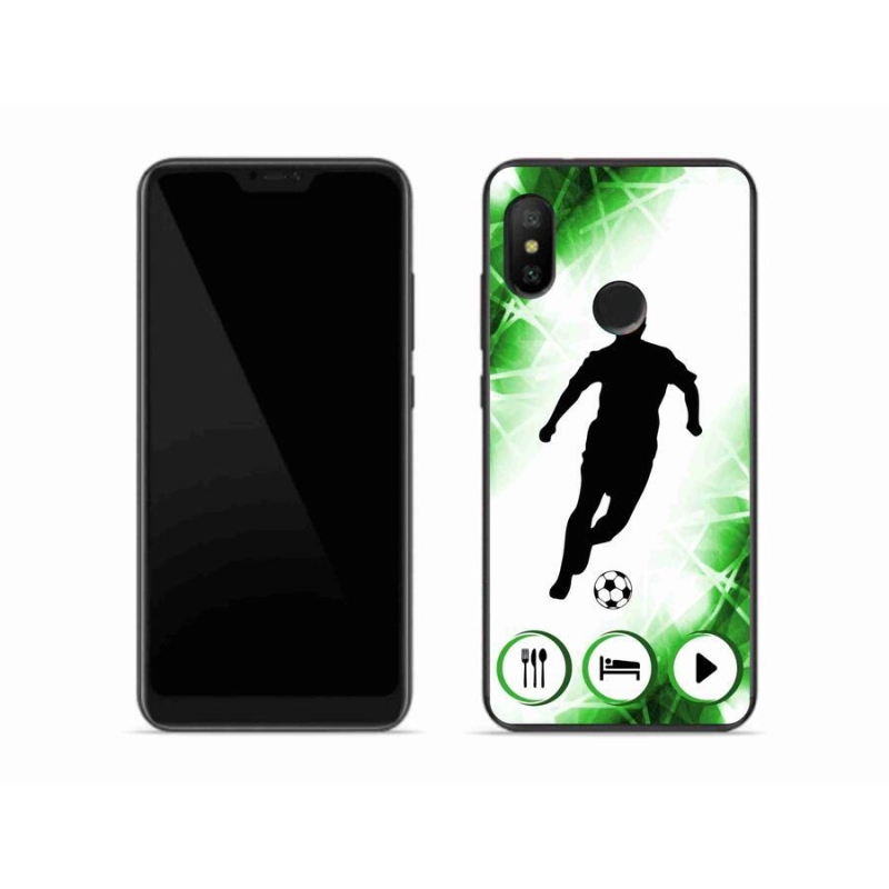 Gelový kryt mmCase na mobil Xiaomi Mi A2 Lite - fotbalista