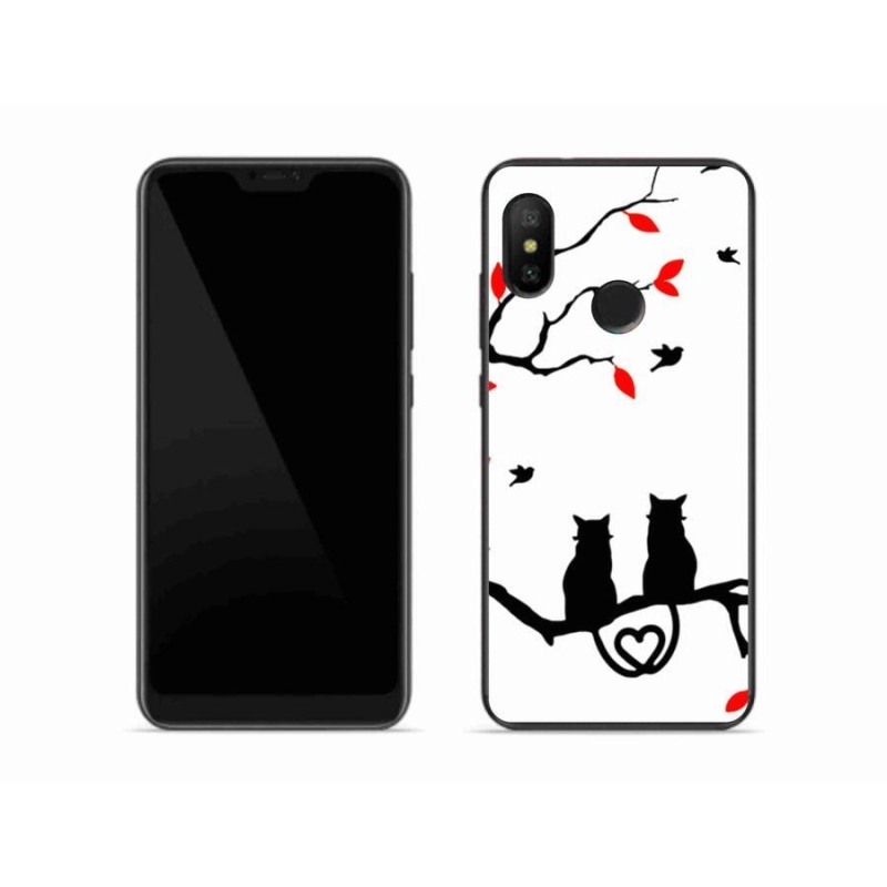 Gelový kryt mmCase na mobil Xiaomi Mi A2 Lite - kočičí láska
