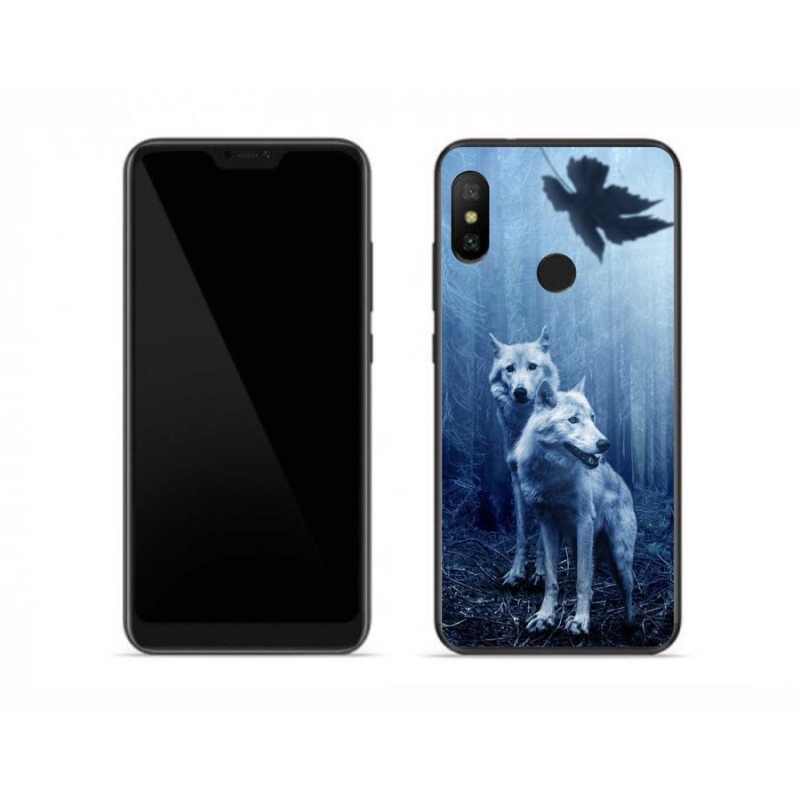 Gelový kryt mmCase na mobil Xiaomi Mi A2 Lite - vlci v lese