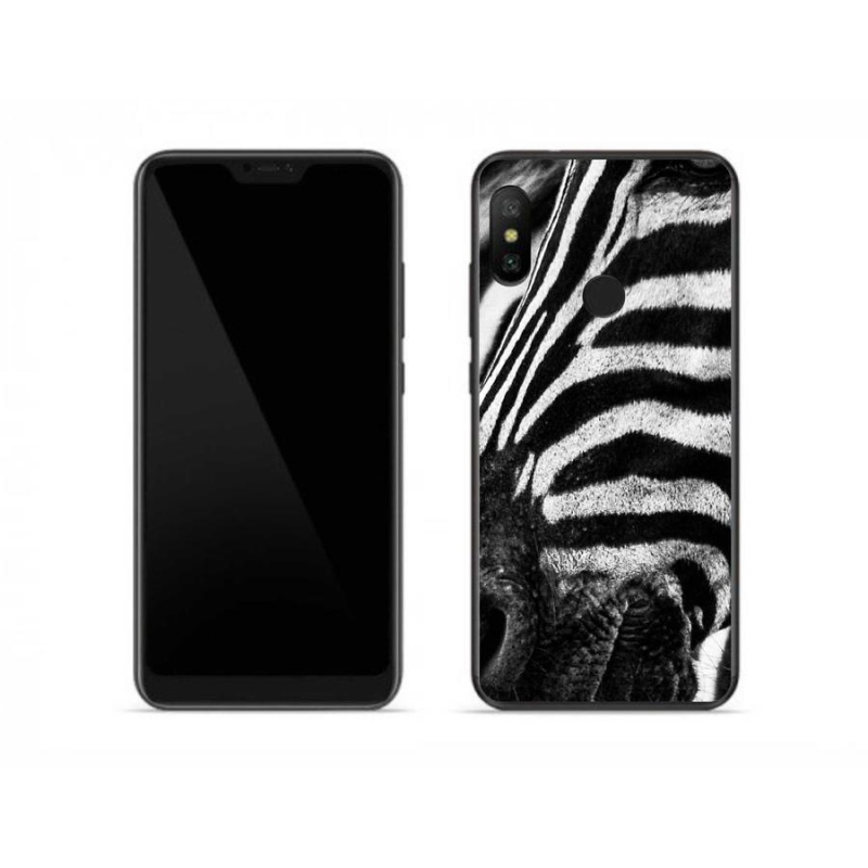 Gelový kryt mmCase na mobil Xiaomi Mi A2 Lite - zebra