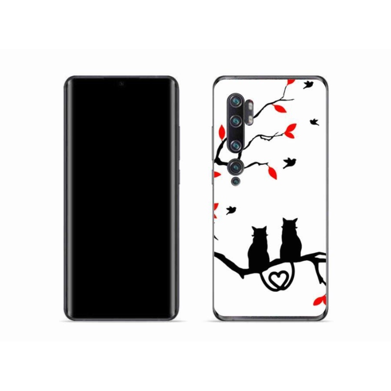 Gelový kryt mmCase na mobil Xiaomi Mi Note 10 - kočičí láska