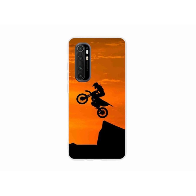 Gelový kryt mmCase na mobil Xiaomi Mi Note 10 Lite - motocross