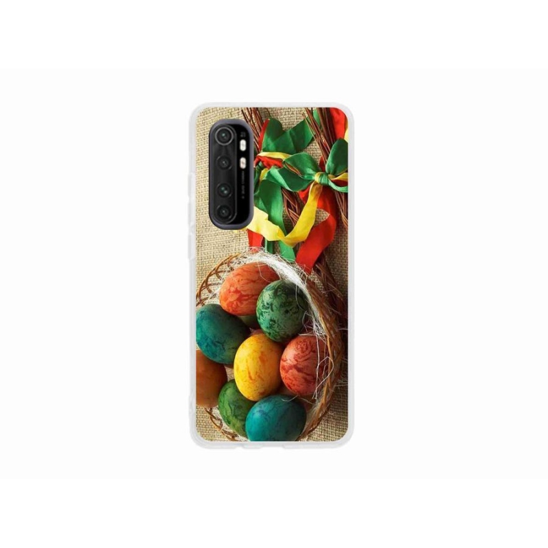 Gelový kryt mmCase na mobil Xiaomi Mi Note 10 Lite - pomlázky a vajíčka