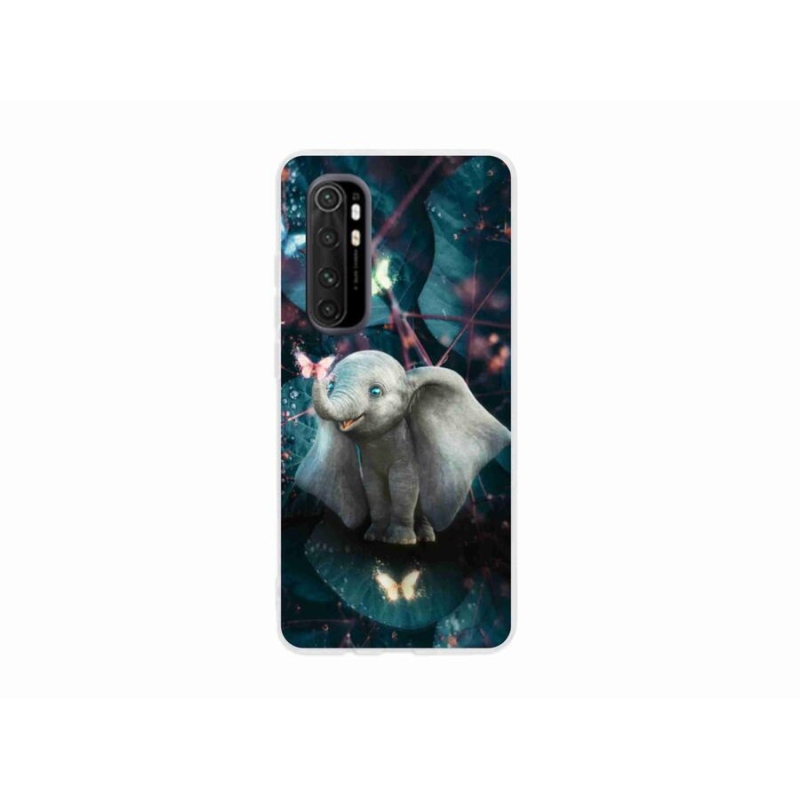 Gelový kryt mmCase na mobil Xiaomi Mi Note 10 Lite - roztomilý slon