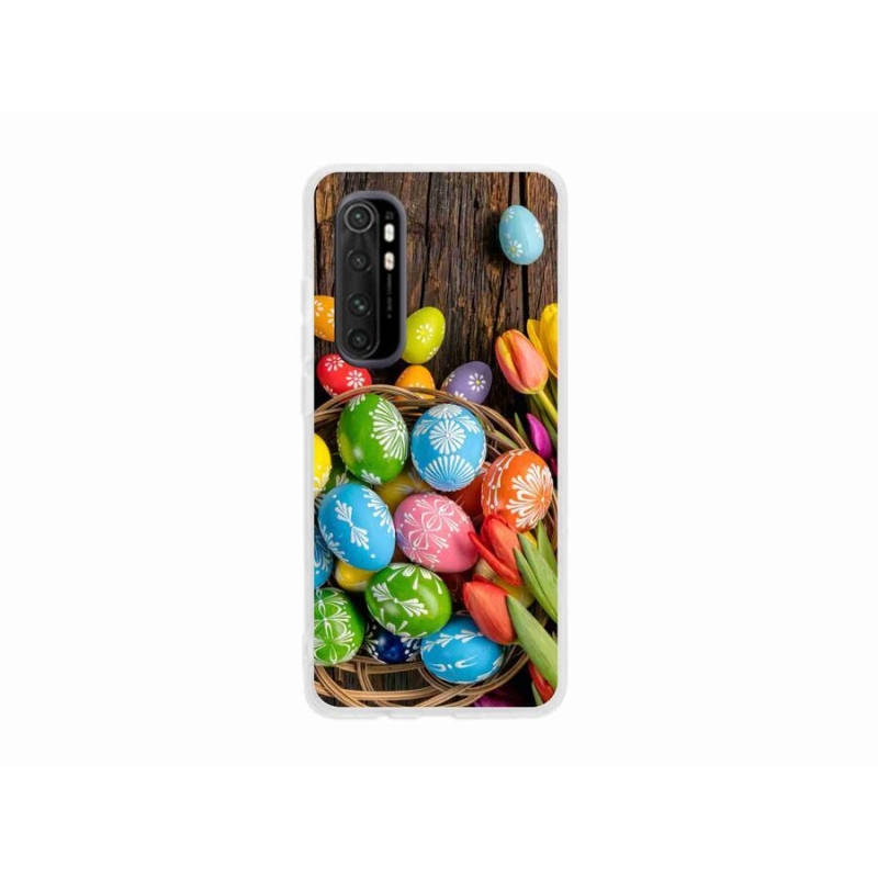 Gelový kryt mmCase na mobil Xiaomi Mi Note 10 Lite - velikonoční vajíčka