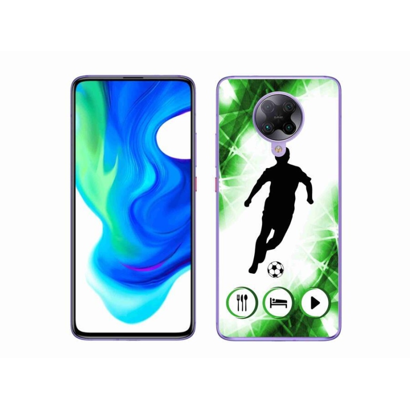 Gelový kryt mmCase na mobil Xiaomi Poco F2 Pro - fotbalista
