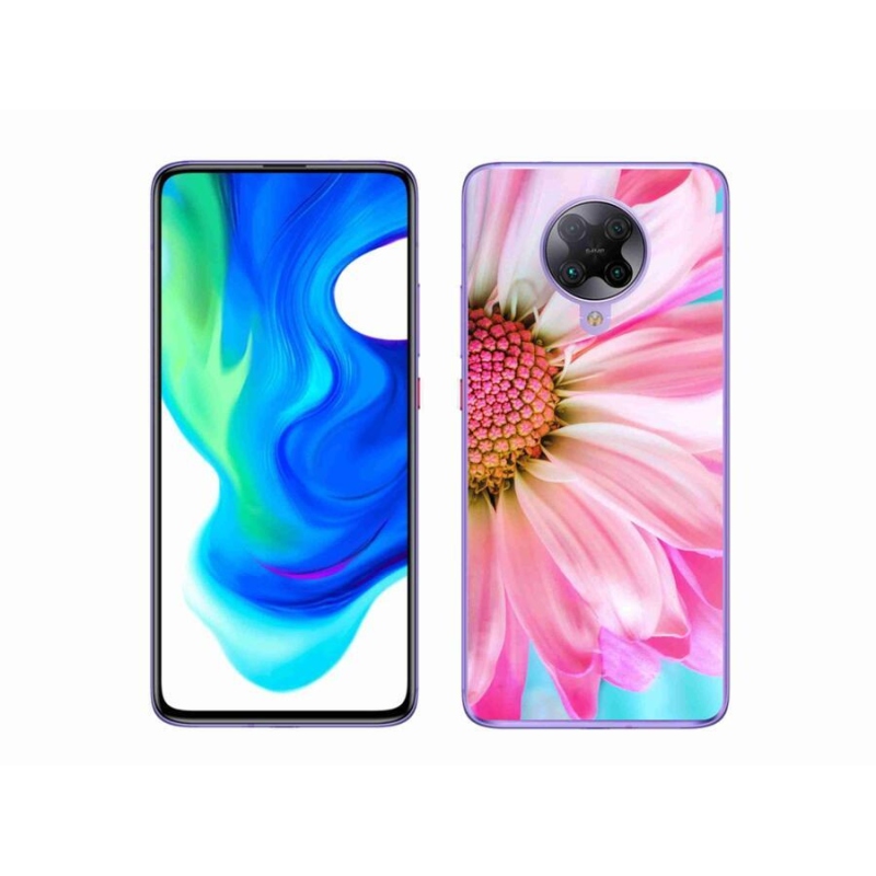 Gelový kryt mmCase na mobil Xiaomi Poco F2 Pro - růžová květina