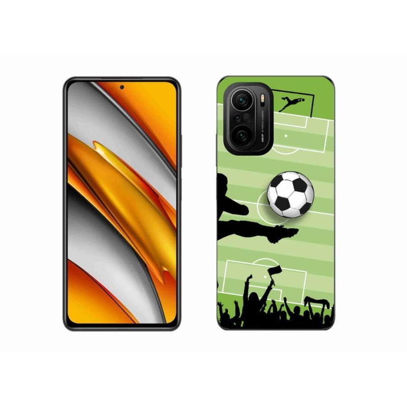 Gelový kryt mmCase na mobil Xiaomi Poco F3 - fotbal 3