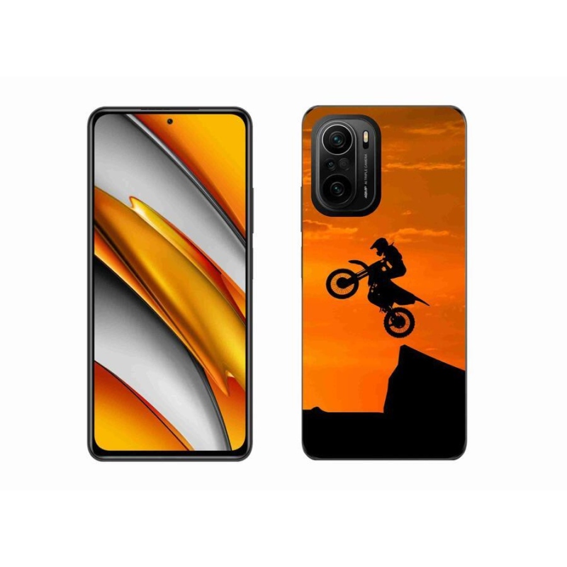 Gelový kryt mmCase na mobil Xiaomi Poco F3 - motocross