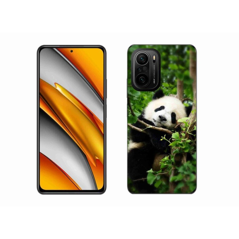 Gelový kryt mmCase na mobil Xiaomi Poco F3 - panda