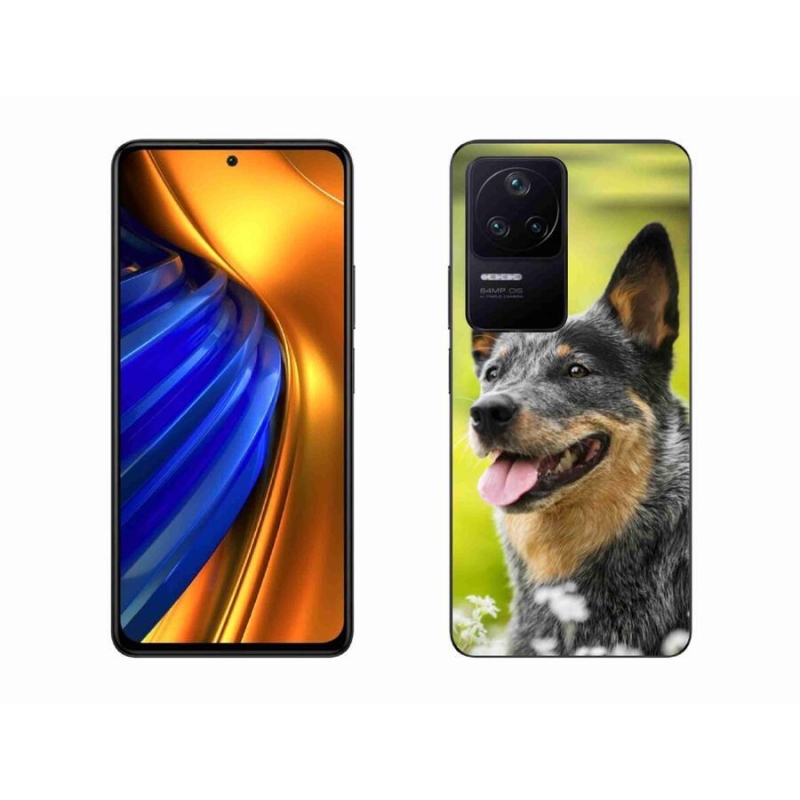 Gelový kryt mmCase na mobil Xiaomi Poco F4 - australský honácký pes