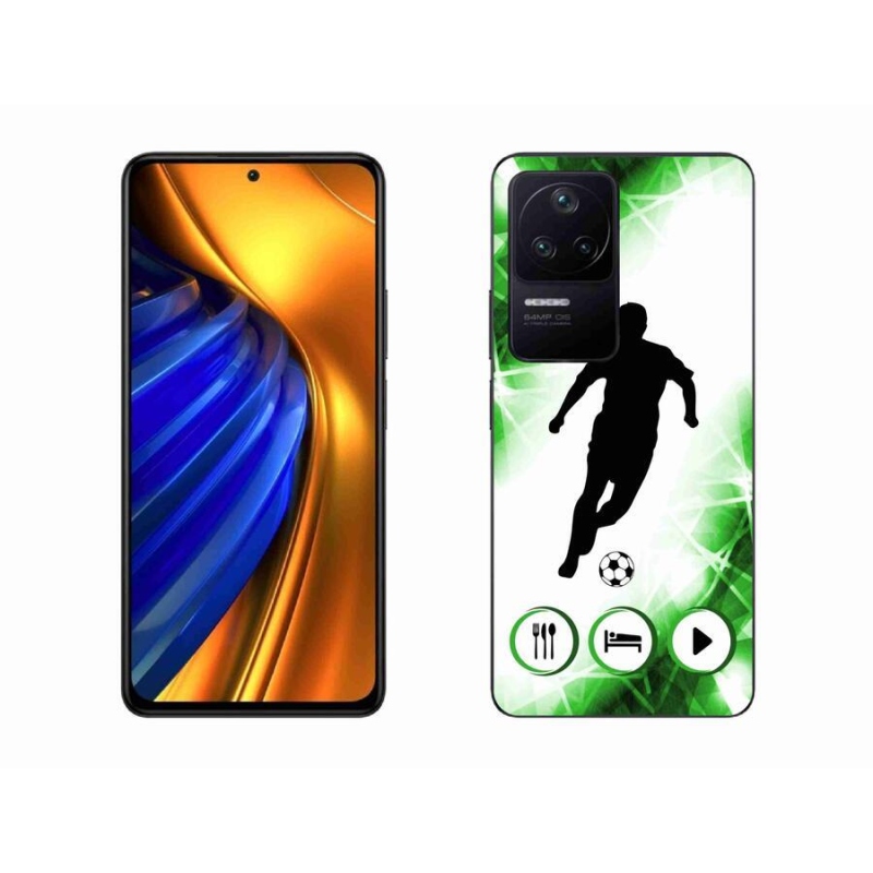 Gelový kryt mmCase na mobil Xiaomi Poco F4 - fotbalista