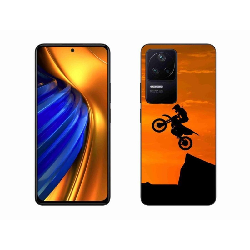 Gelový kryt mmCase na mobil Xiaomi Poco F4 - motocross