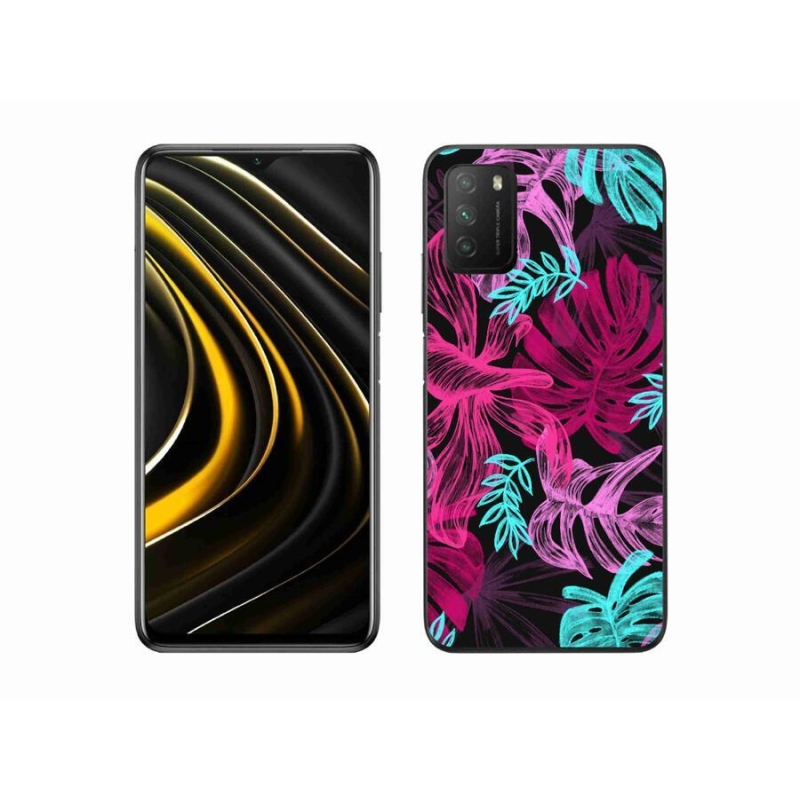 Gelový kryt mmCase na mobil Xiaomi Poco M3 - květiny 1