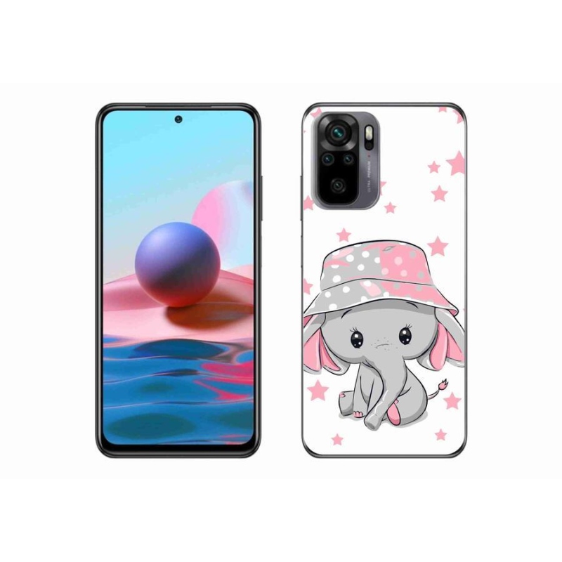 Gelový kryt mmCase na mobil Xiaomi Poco M5s - růžový slon