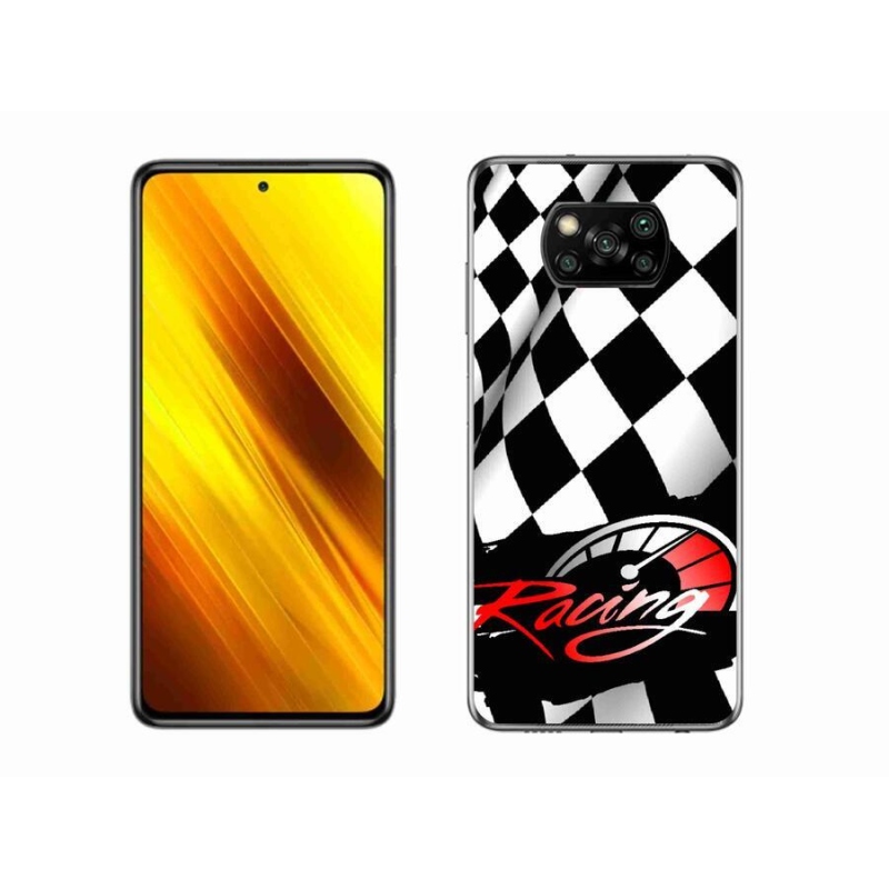 Gelový kryt mmCase na mobil Xiaomi Poco X3 - závodění