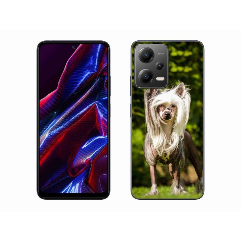 Gelový kryt mmCase na mobil Xiaomi Poco X5 5G - čínský chocholatý pes