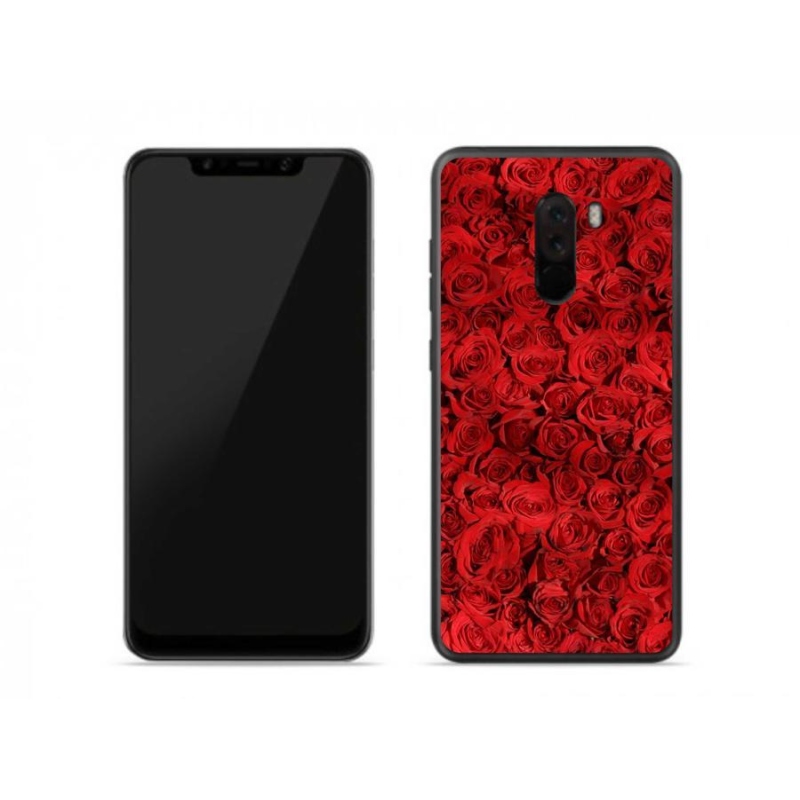 Gelový kryt mmCase na mobil Xiaomi Pocophone F1 - růže