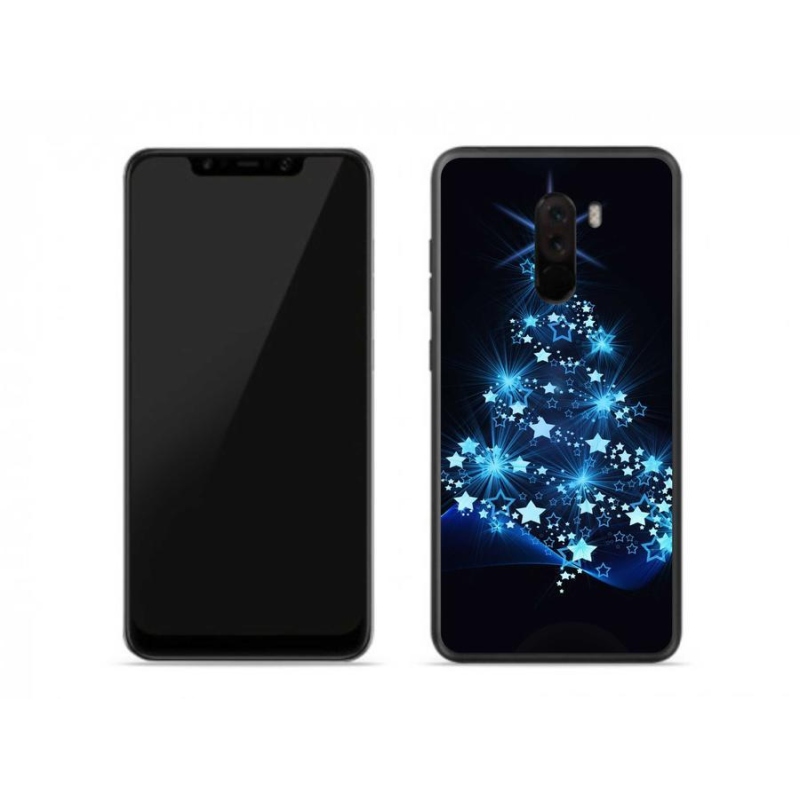 Gelový kryt mmCase na mobil Xiaomi Pocophone F1 - vánoční stromek